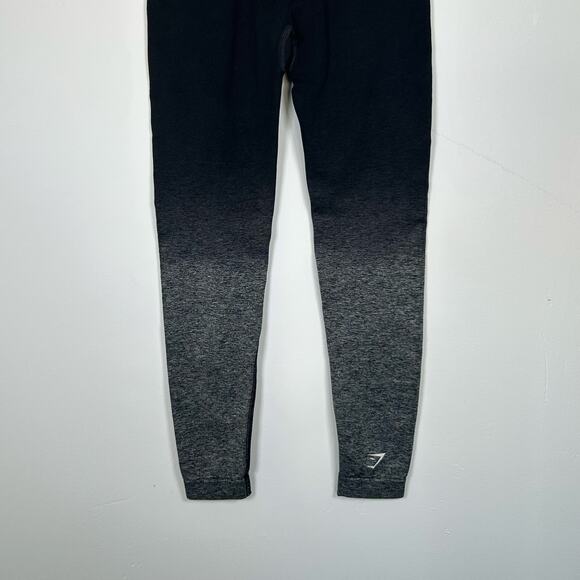 Gymshark Adapt Ombre Seamless Black & Gray Leggings, XS/S - Picture 5 of 9
